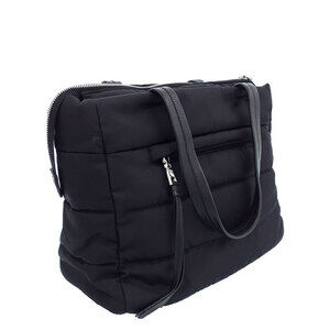 Prada Black Bomber iconic Nylon nylon Tote quilted Tessuto Bag